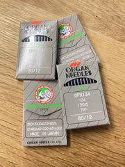 DPx134 80/12 Organ Needles - 10pcs